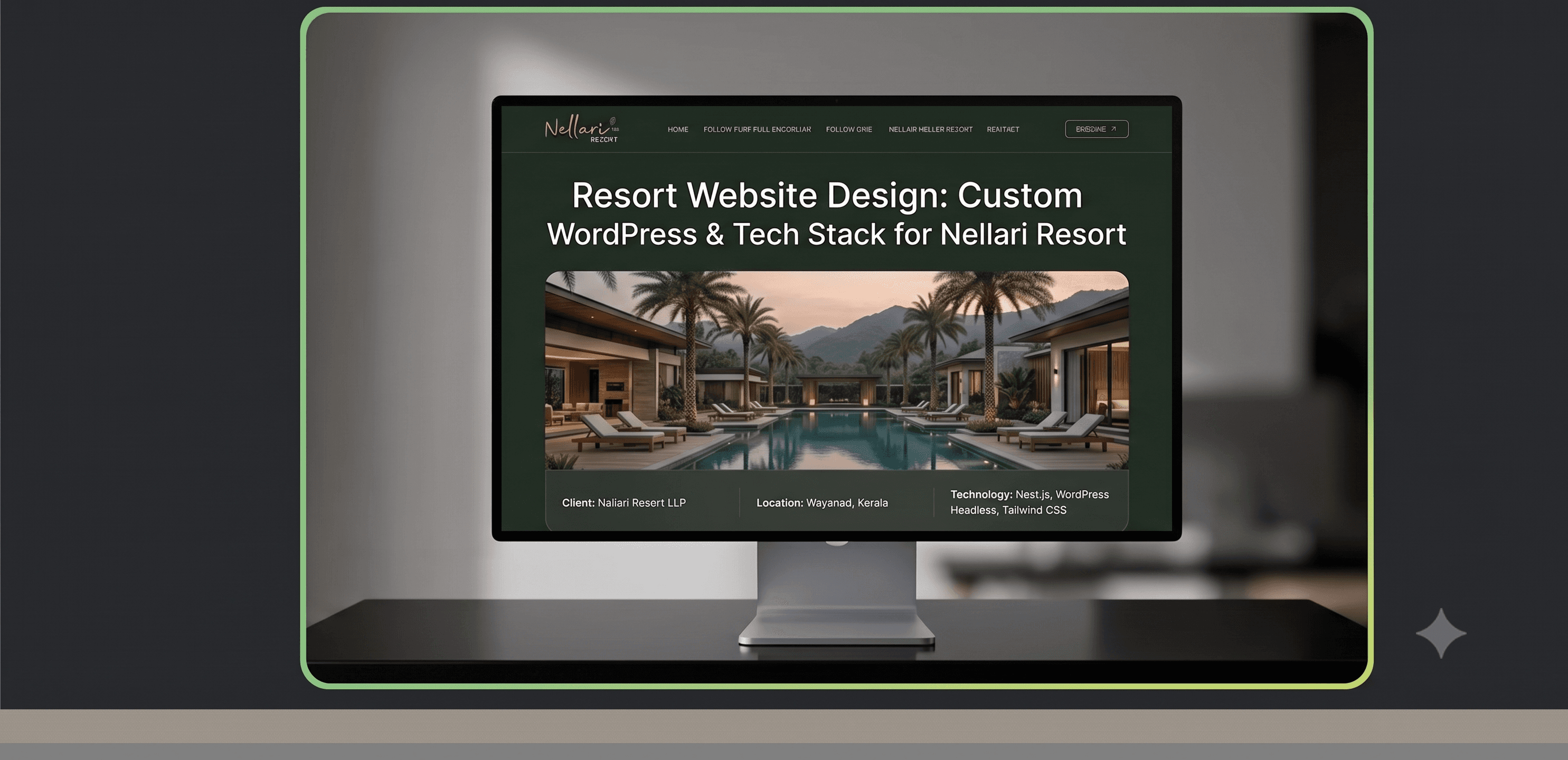 Resort Website Design: Custom WordPress & Tech Stack for Nellari Resort